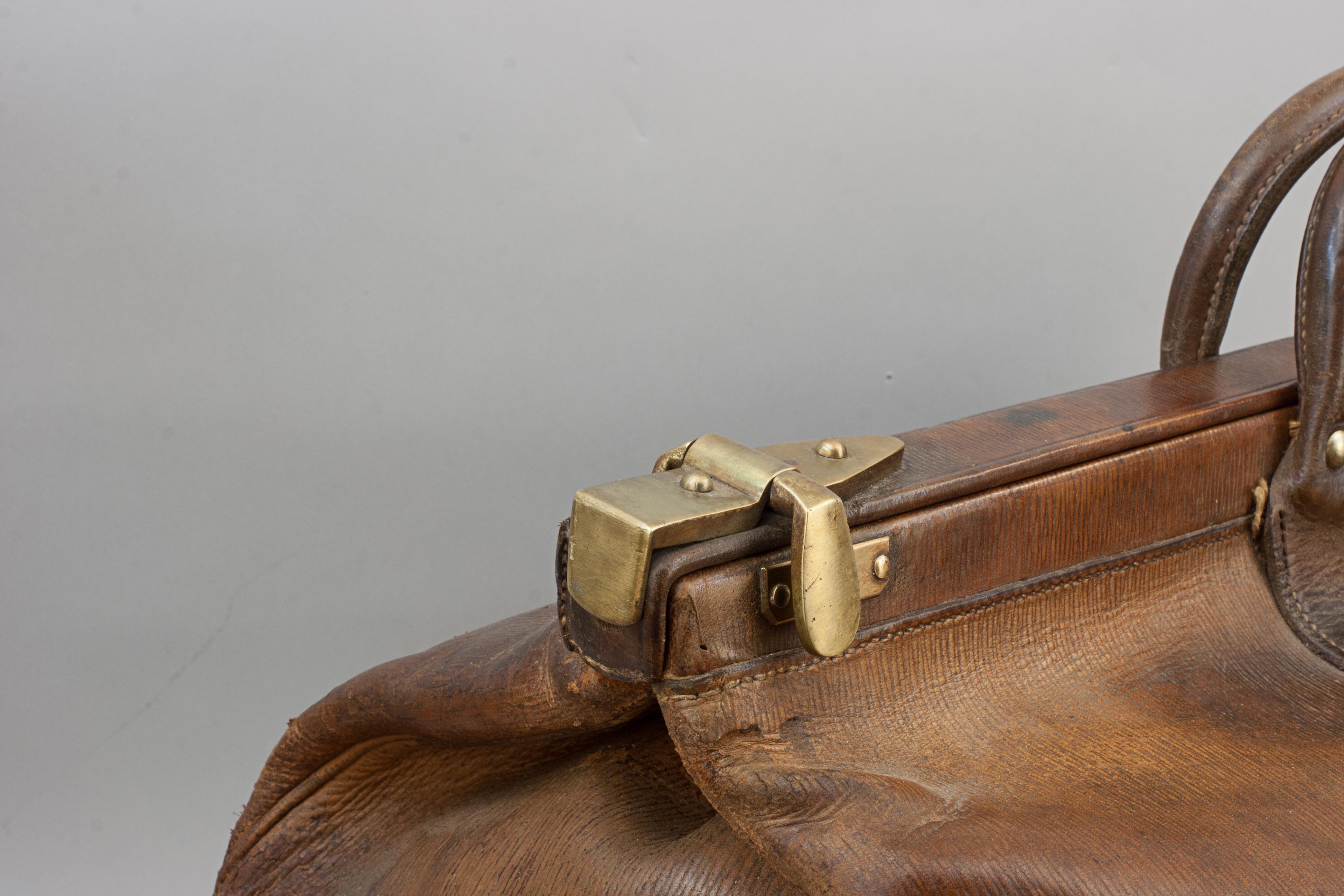 Leather Gladstone Bag by H.W Hill, Haymarket 6
