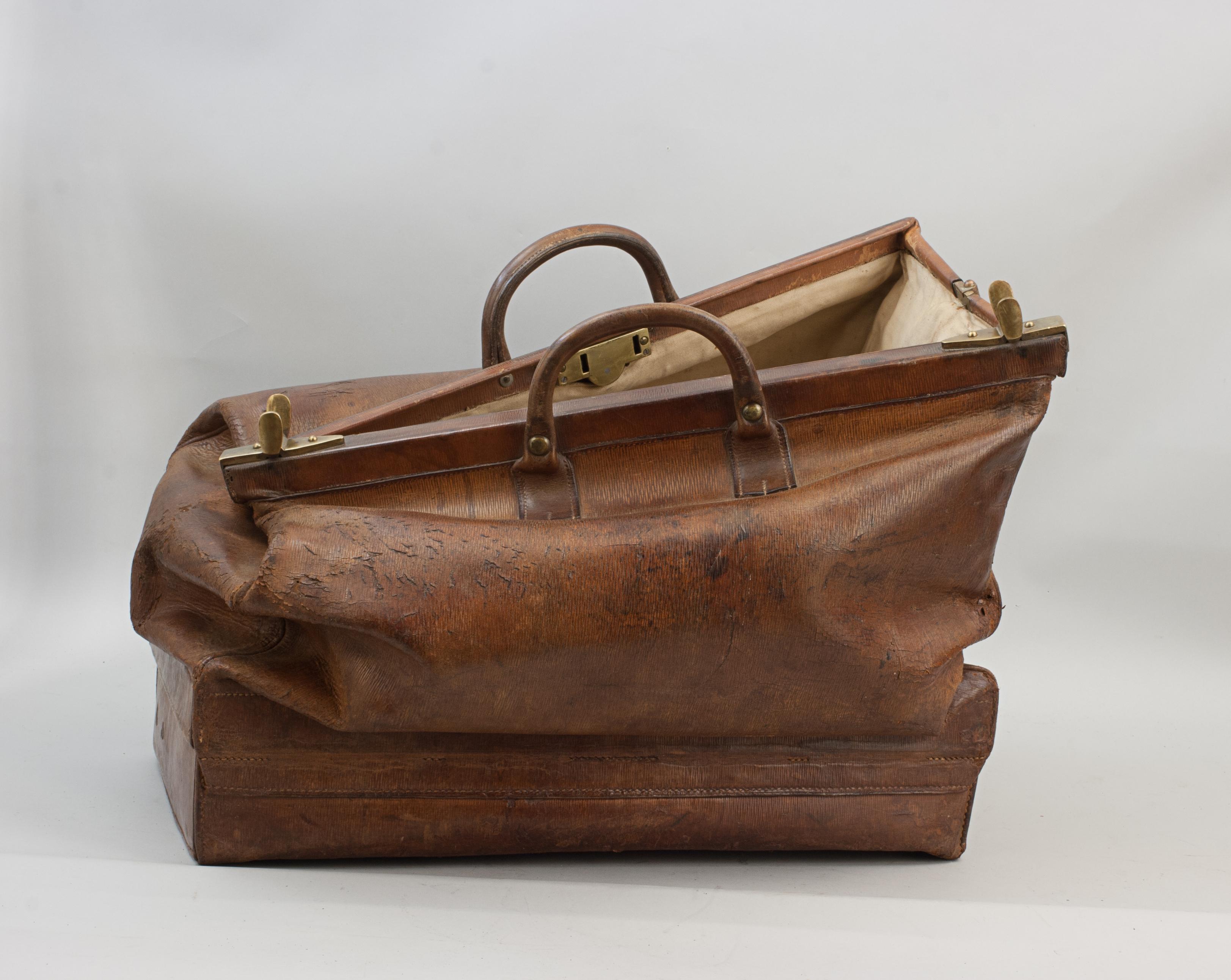 Leather Gladstone Bag by H.W Hill, Haymarket 1