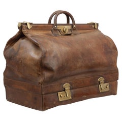 Leather Gladstone Bag by H.W Hill, Haymarket