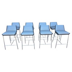 Leather grey Stools