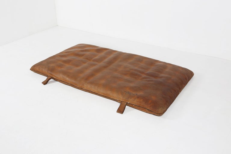 Leather Gym Mat, Ca.1930 For Sale at 1stDibs
