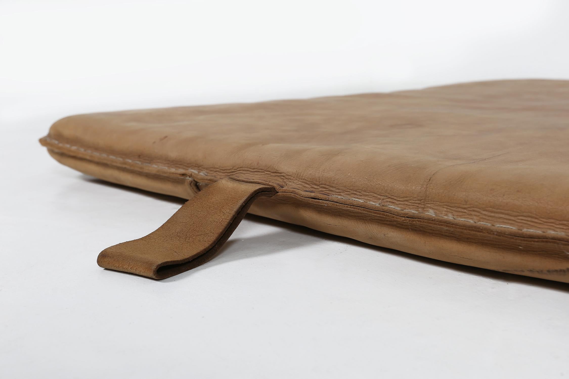 French Leather Gym Mat, Ca.1930