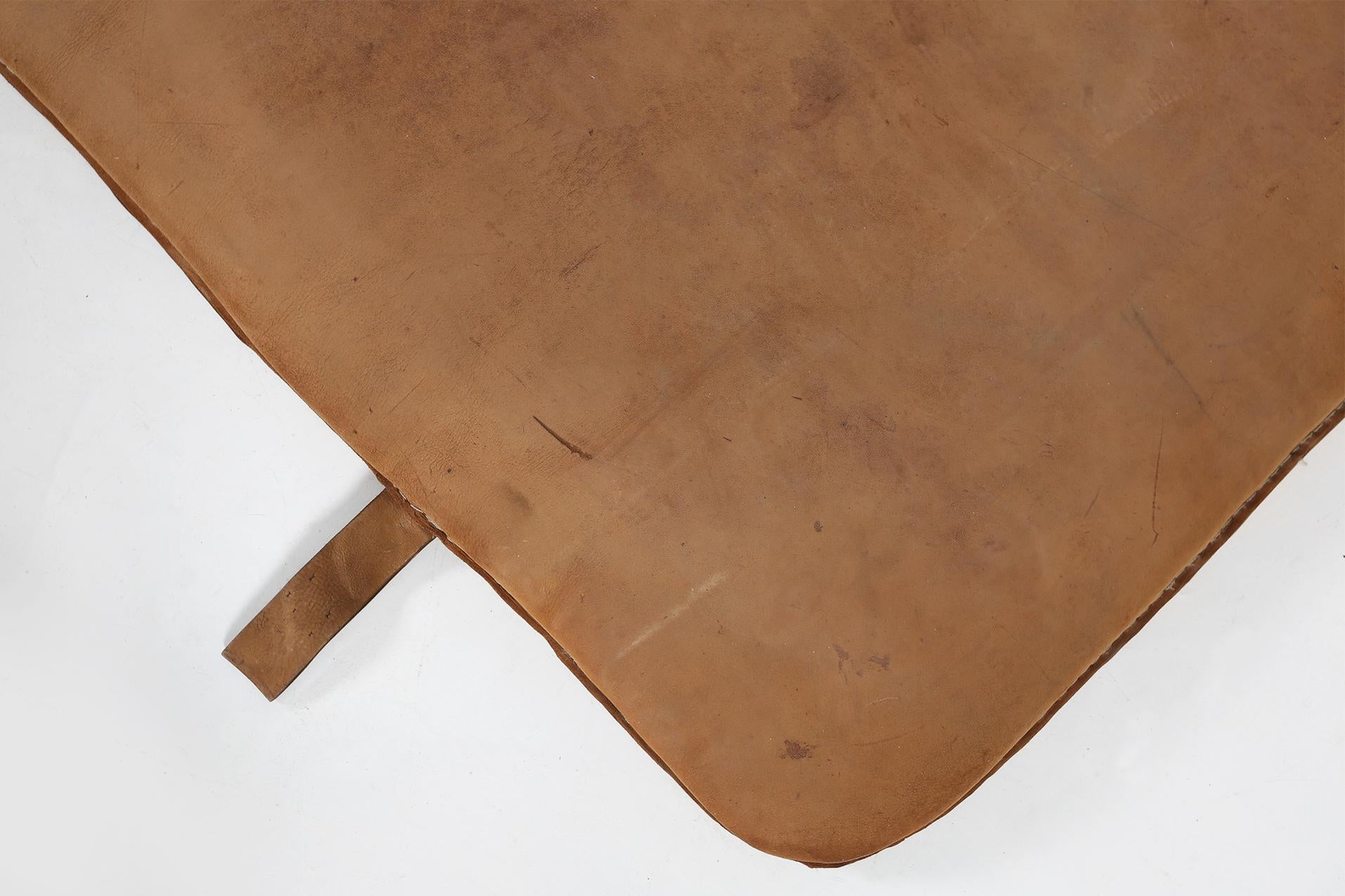 Belgian Leather gym mat Ca.1930