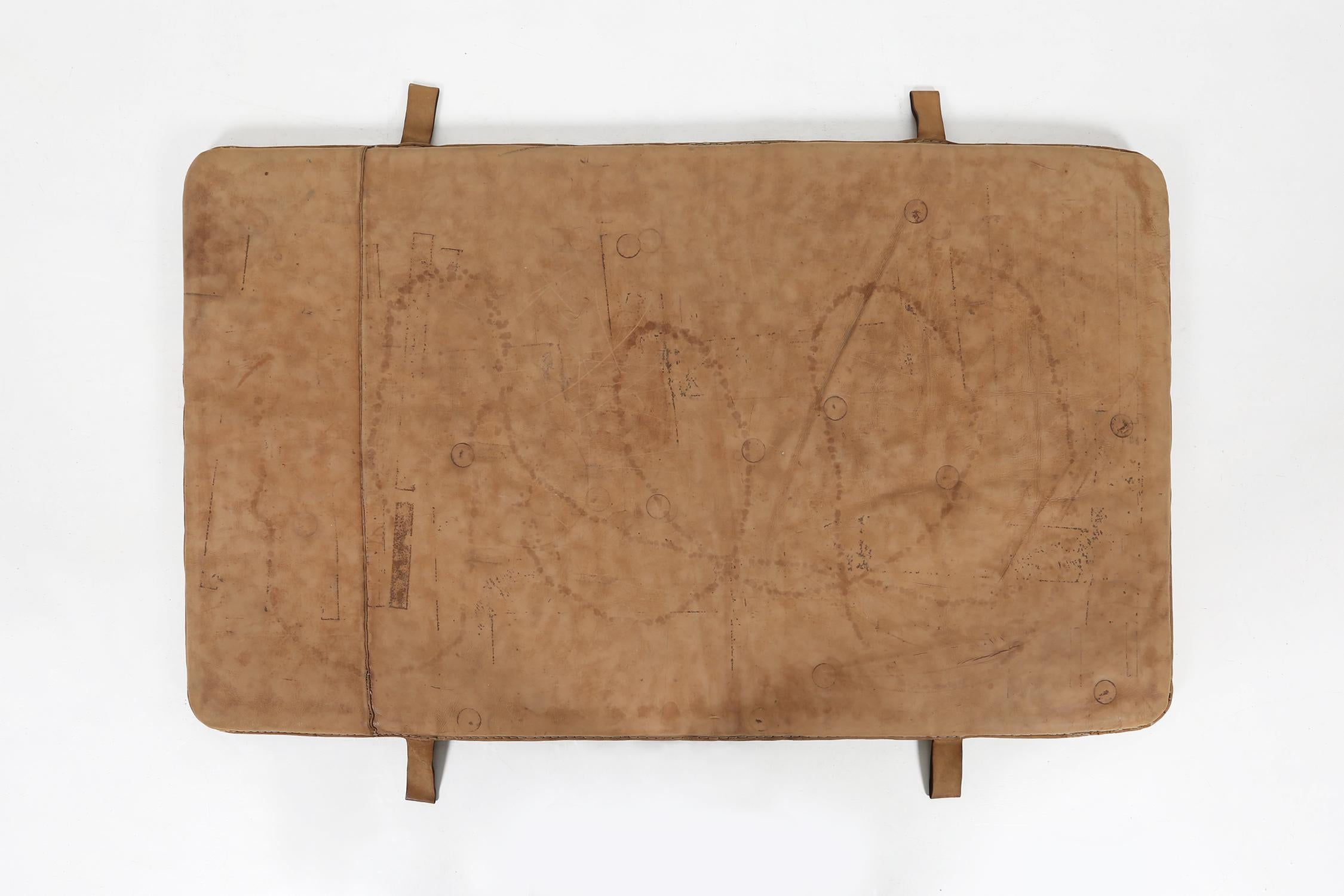 Leather Gym Mat, Ca.1930 2