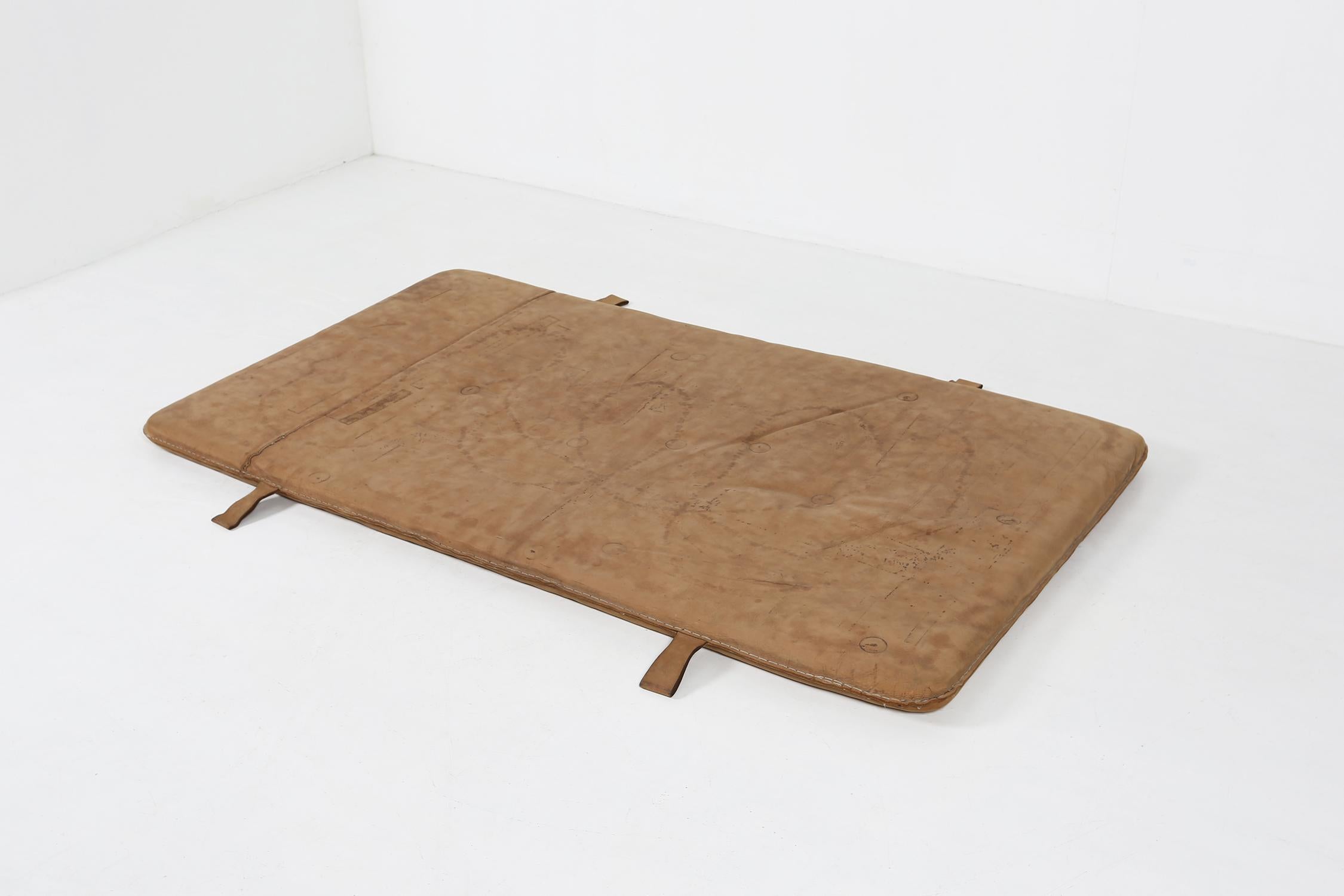 Leather Gym Mat, Ca.1930 3