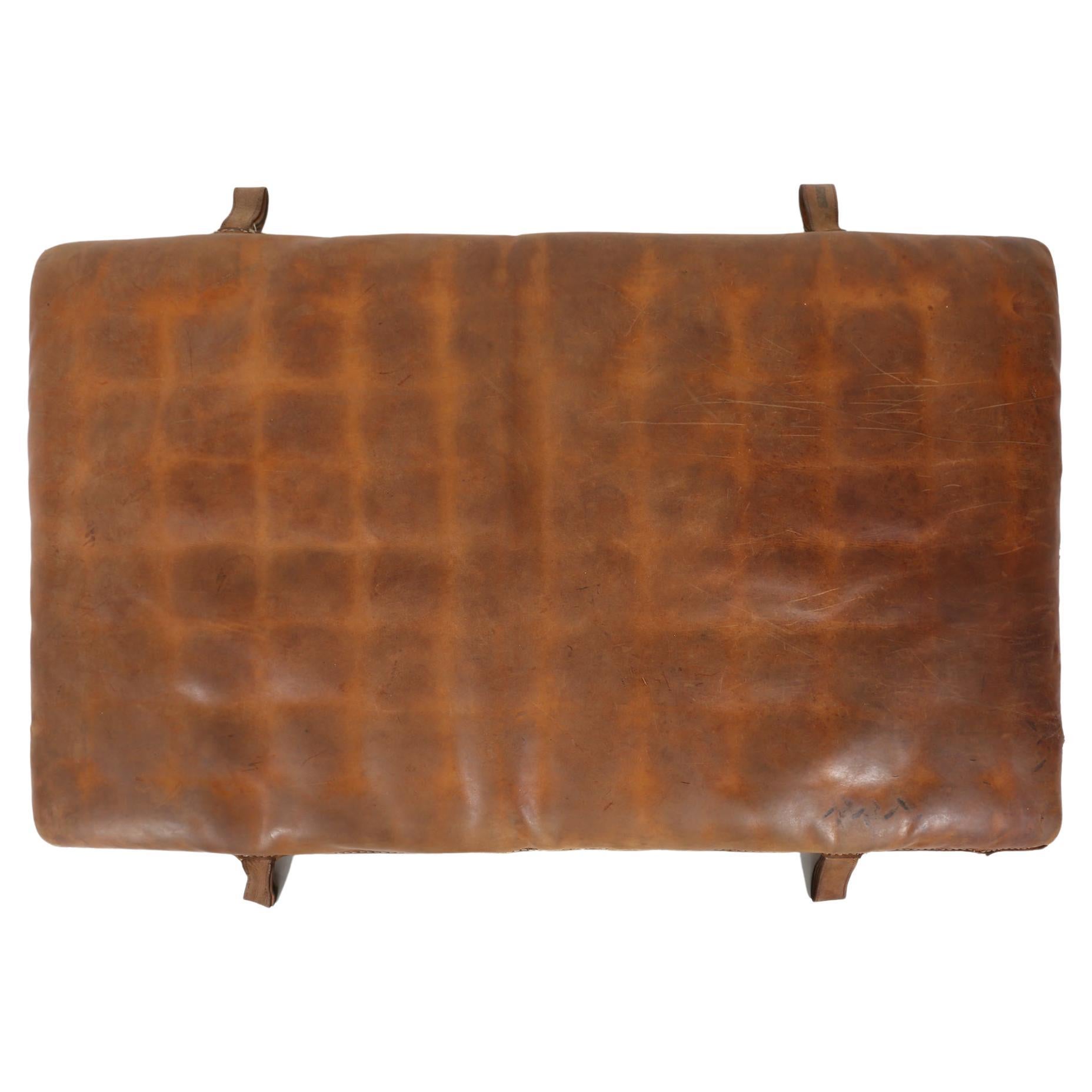 Leather Gym Mat, Ca.1930 For Sale