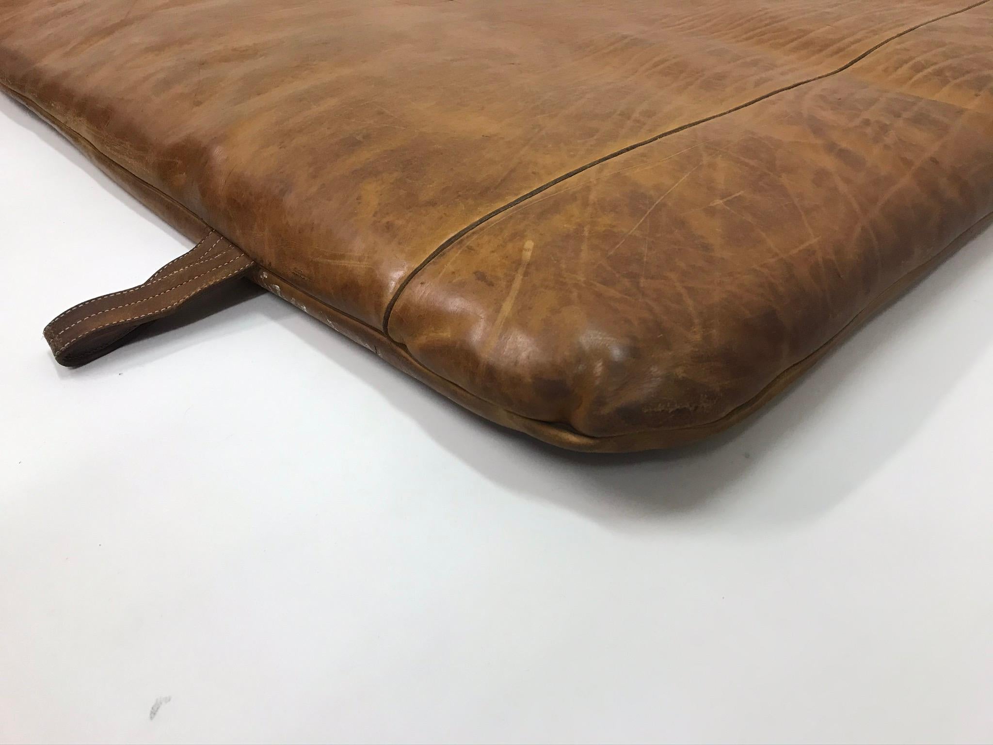 Machine-Made Leather Gym Mattress Czech, 1930