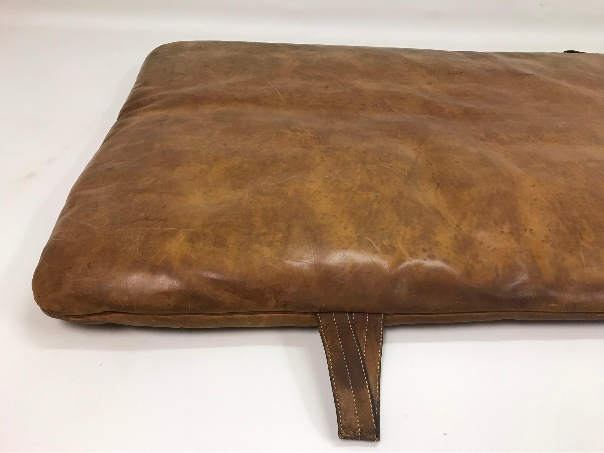 Leather Gym Mattress Czech, 1930 In Good Condition In Ceske Mezirici, CZ