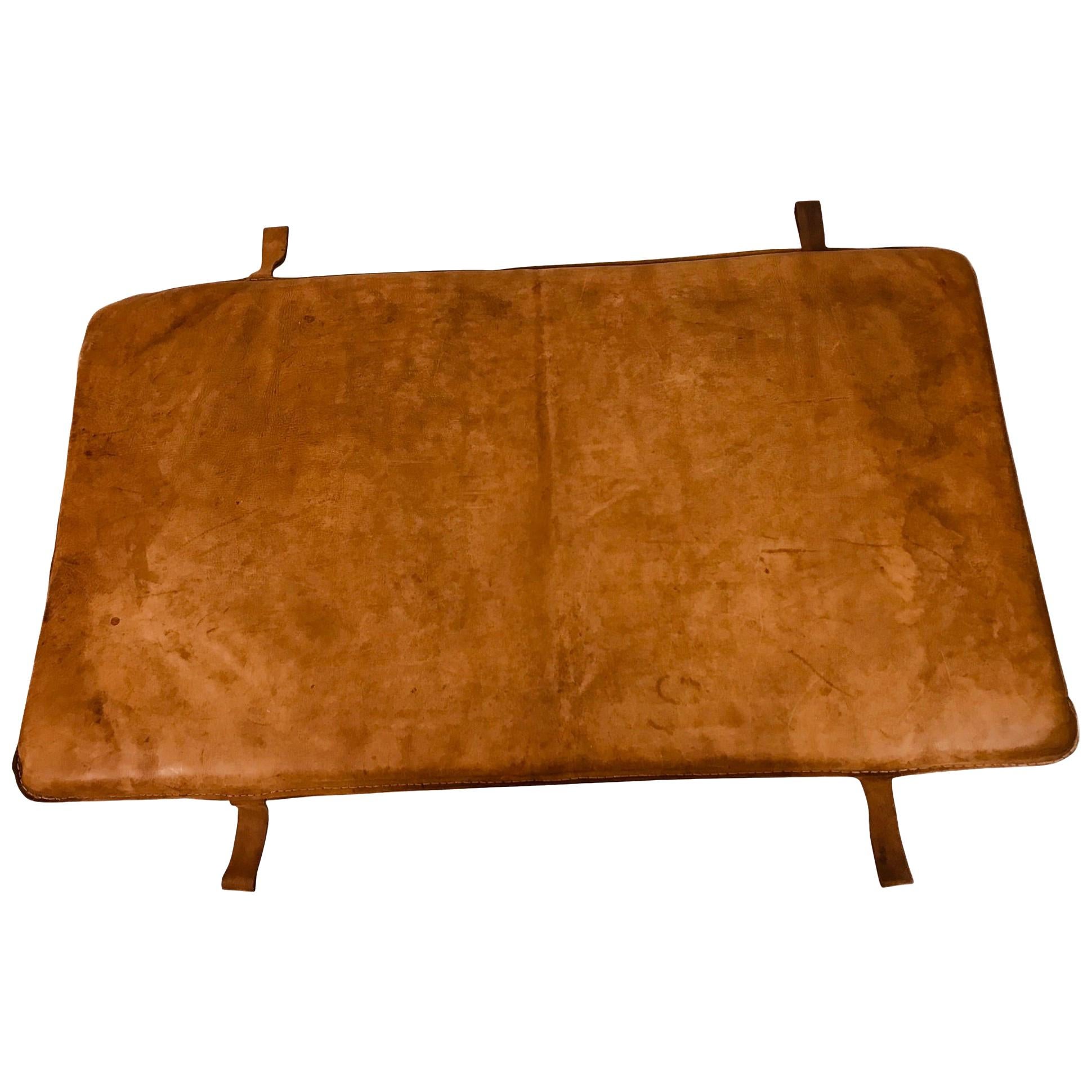 Leather Gym Mattress Czech, 1930 For Sale