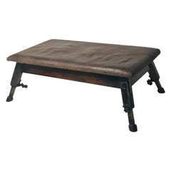 Leather Gym Table, "1930"