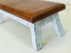 Leather Gymnastic Bench Provenance "1950"