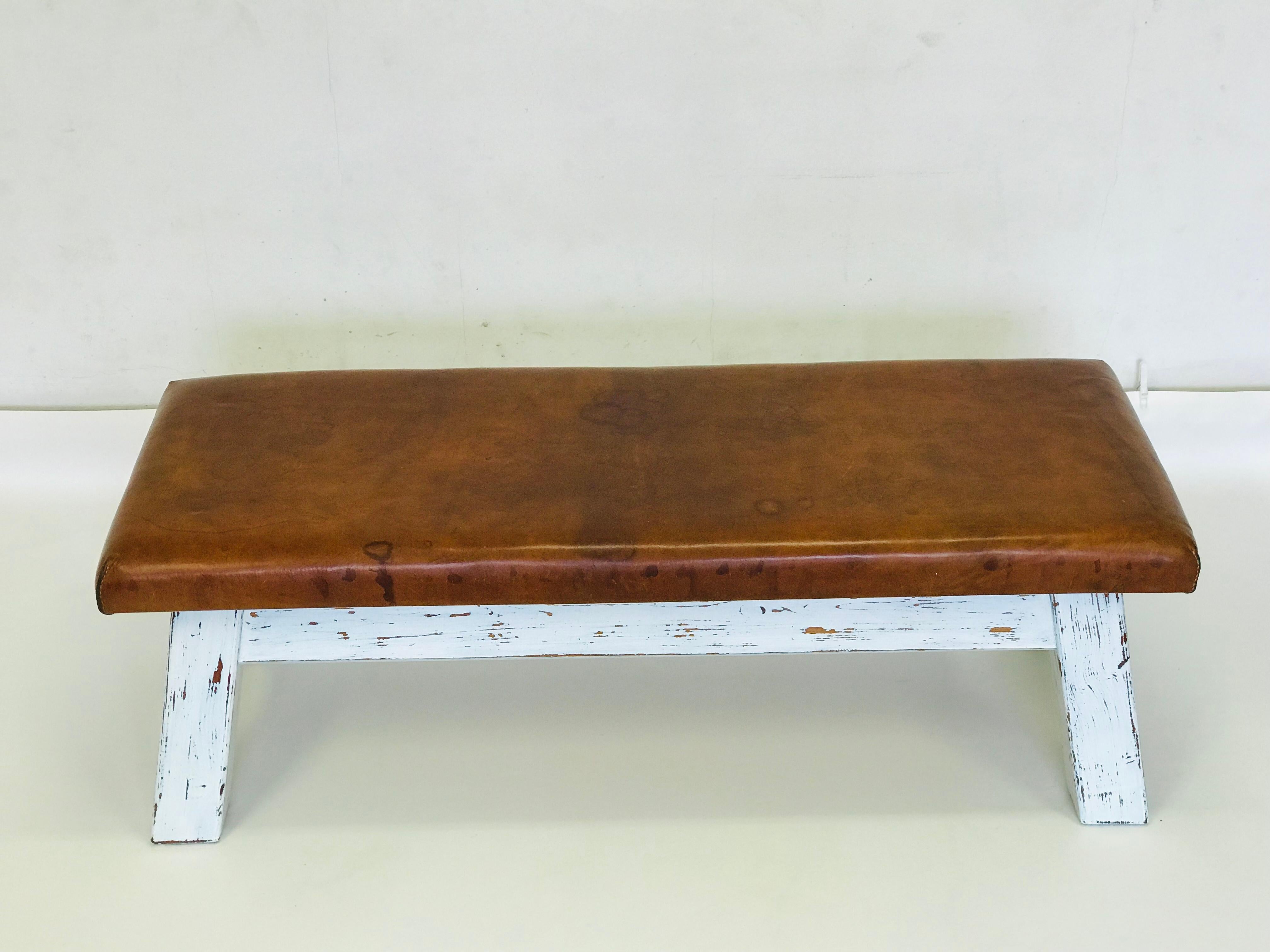Leather Gymnastic Bench Provenance 