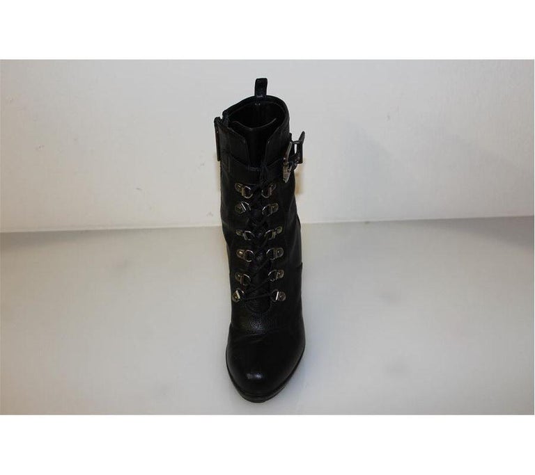Black Luciano Padovan Leather half boots size 38
