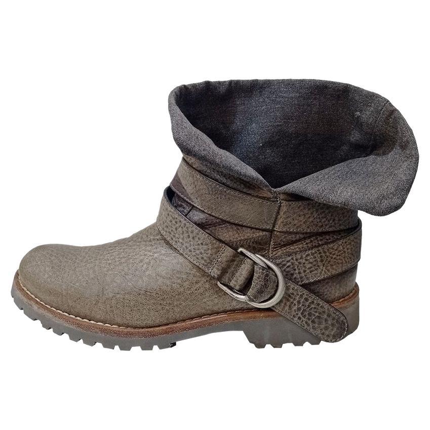 Brunello Cucinelli Leather half boots size 39 1/2