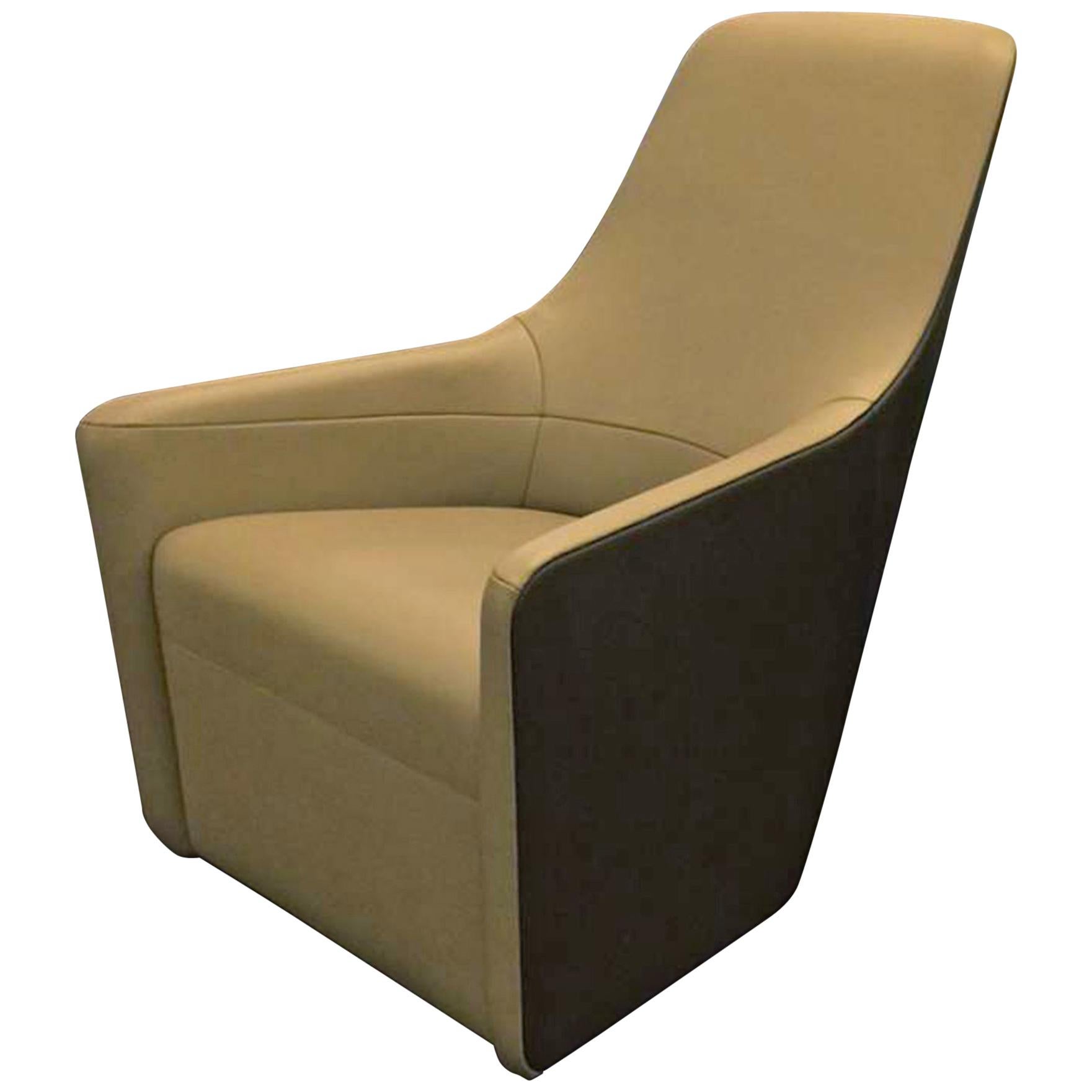 Walter Knoll Leather High Back Foster 520 Armchair