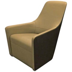 Fauteuil Foster 520 à haut dossier en cuir de Walter Knoll