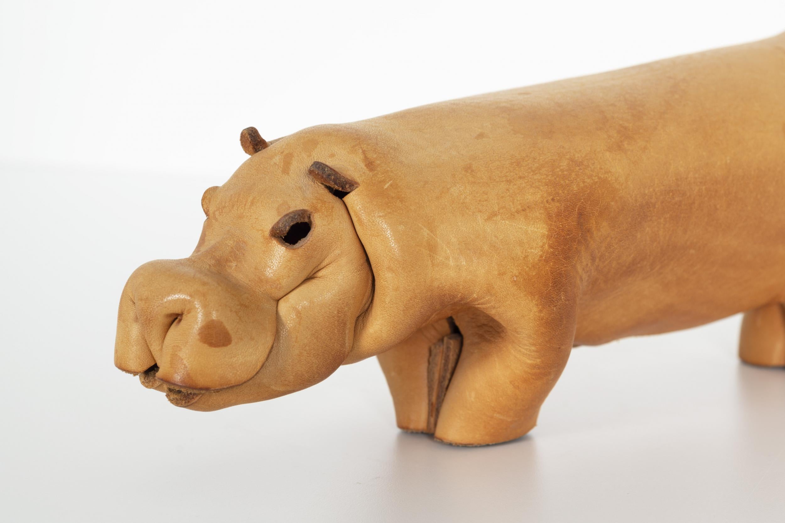 Leather Hippo by Deru For Sale 2
