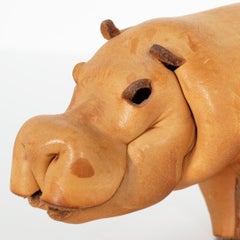 Leather Hippo by Deru
