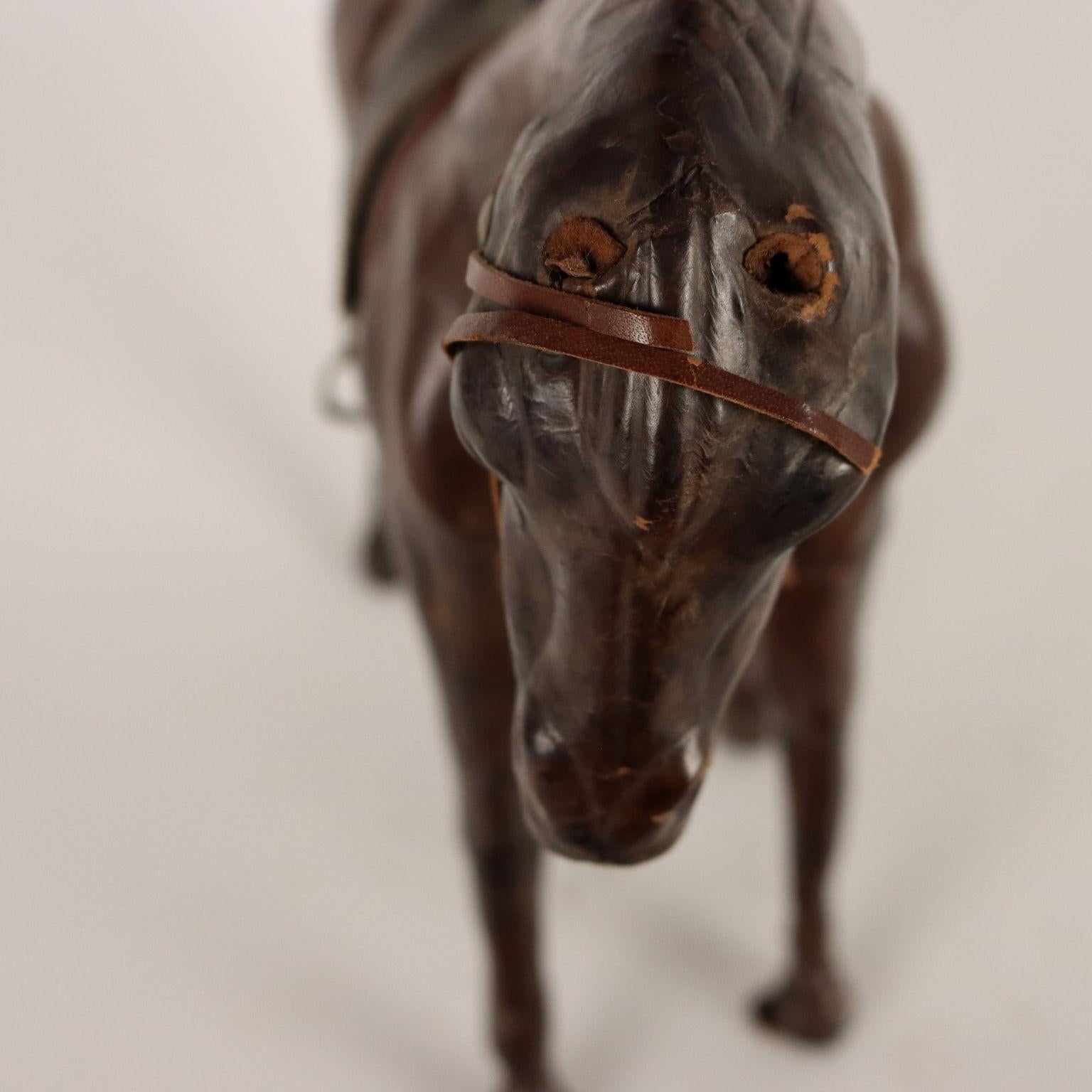 Other Leather Horse, Italy, Late 19th, Early 20th Century For Sale