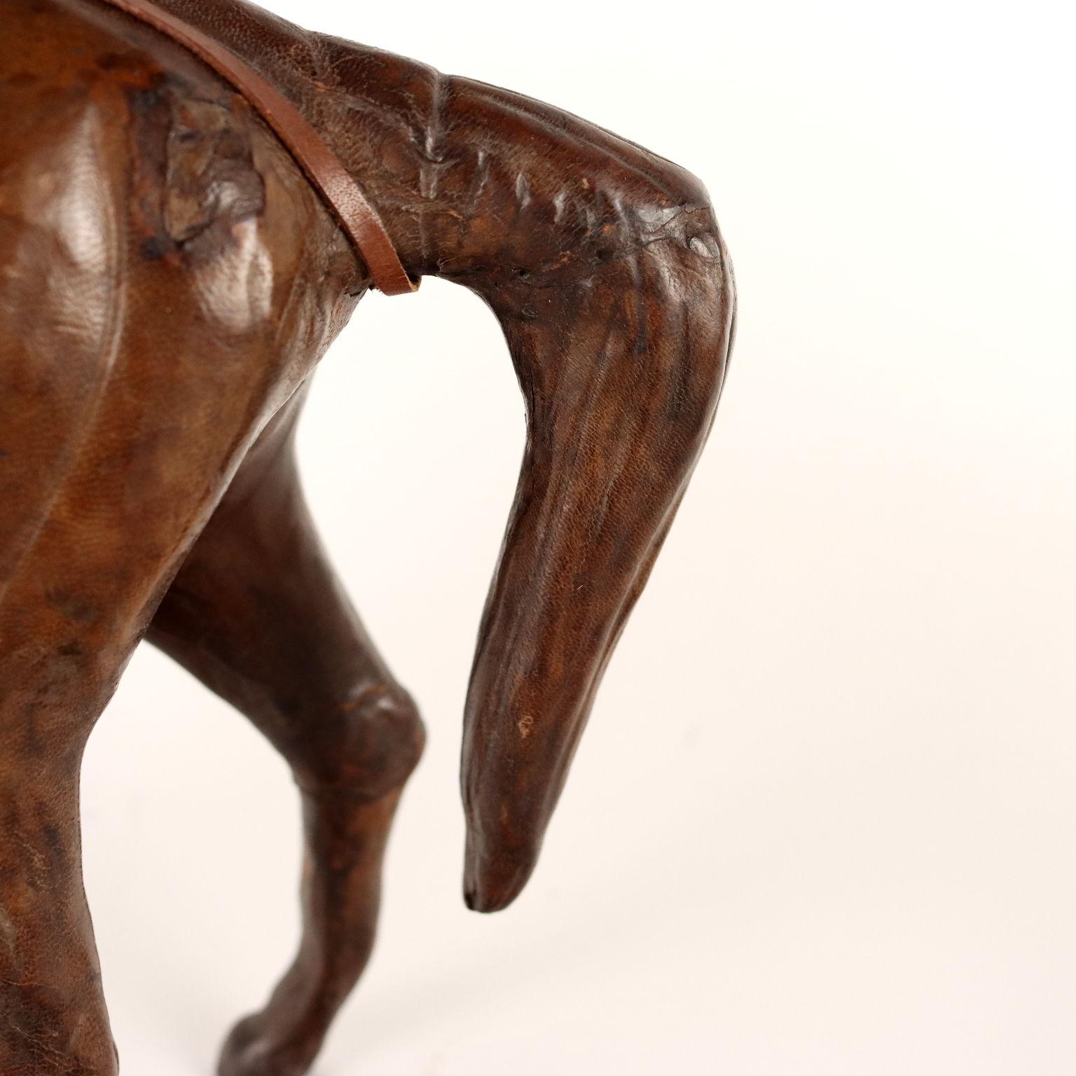 Leather Horse, Italy, Late 19th, Early 20th Century For Sale 3