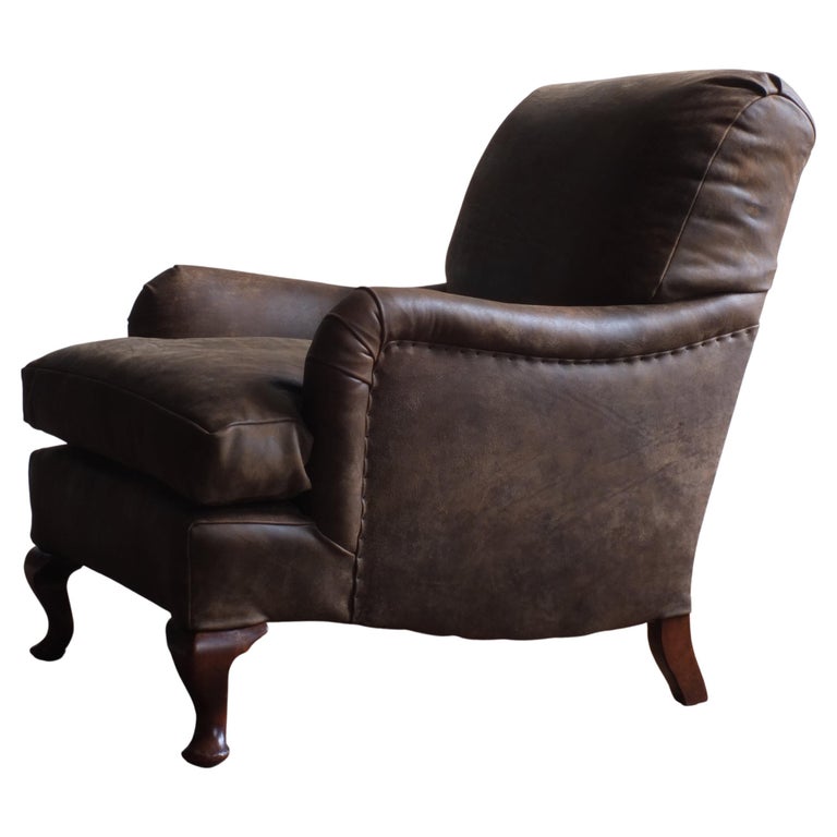 Leather Howard And Sons Bridgewater Armchair For Sale at 1stDibs