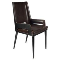 Leather Irving Carver Chair by Madheke