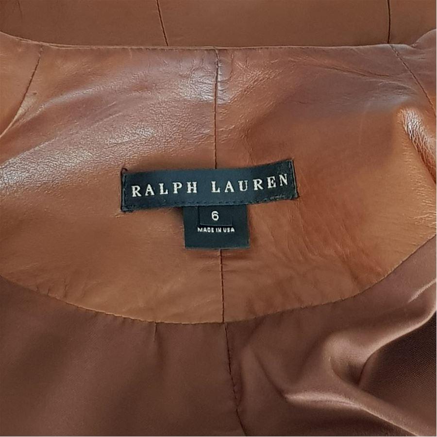 ralph lauren leather blazer