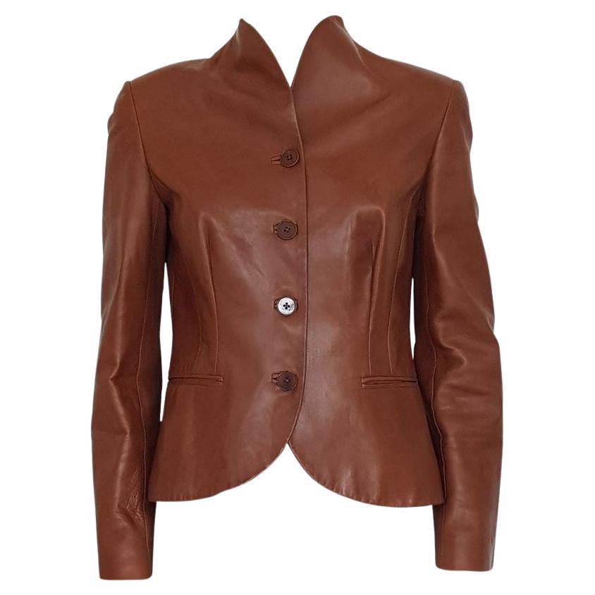 Ralph Lauren Leather jacket size 40 For Sale
