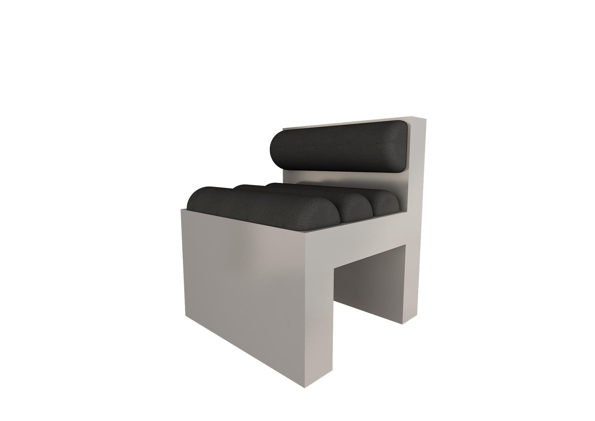 Jam 02 Loungesessel aus Leder von Melis Tatlicibasi (Türkisch) im Angebot