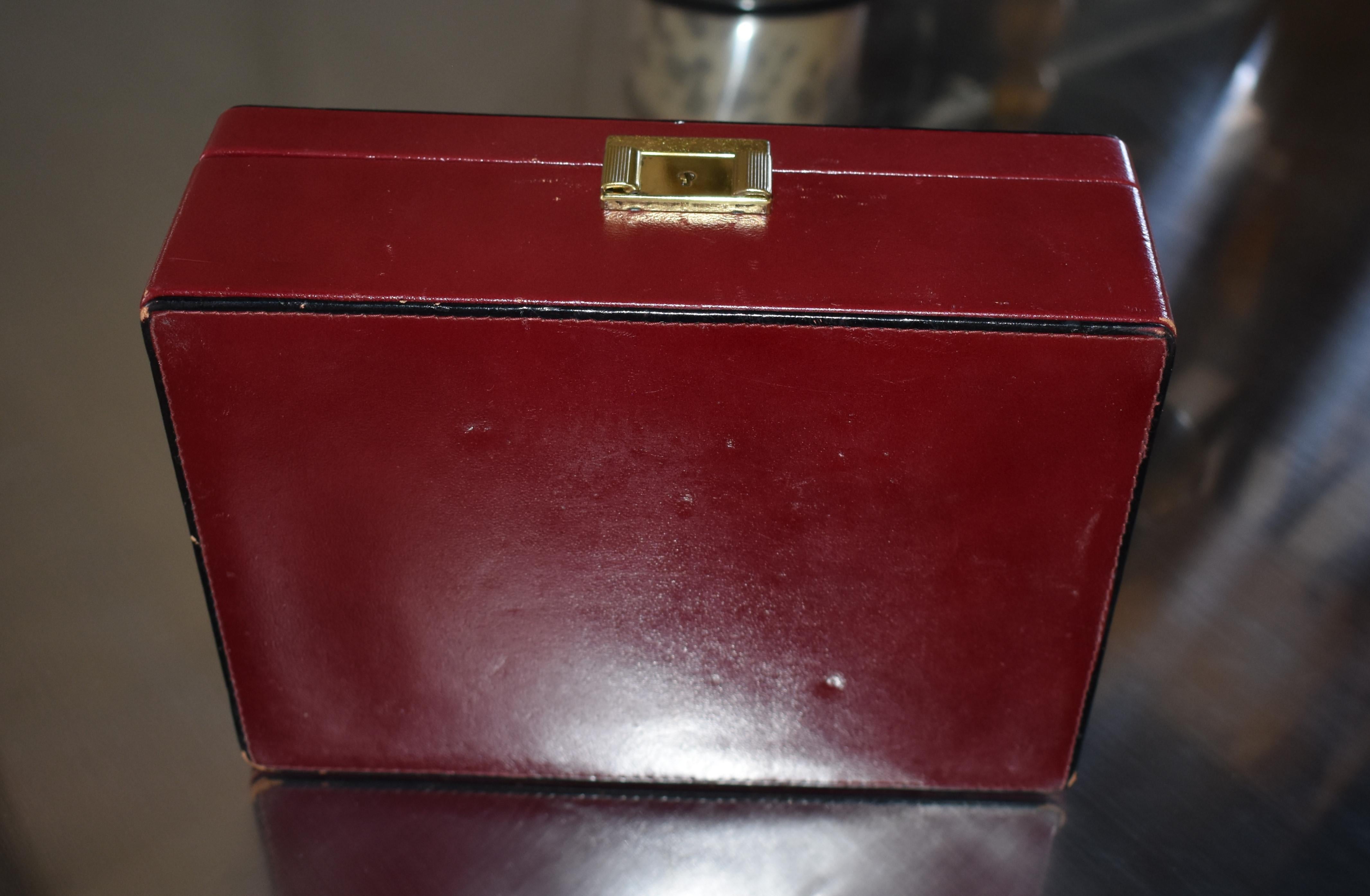 Leather Jewelry Box by Lancel Paris 2