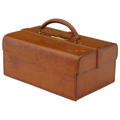 Antique Leather Jewelry Case by John Pound and Company, circa 1920