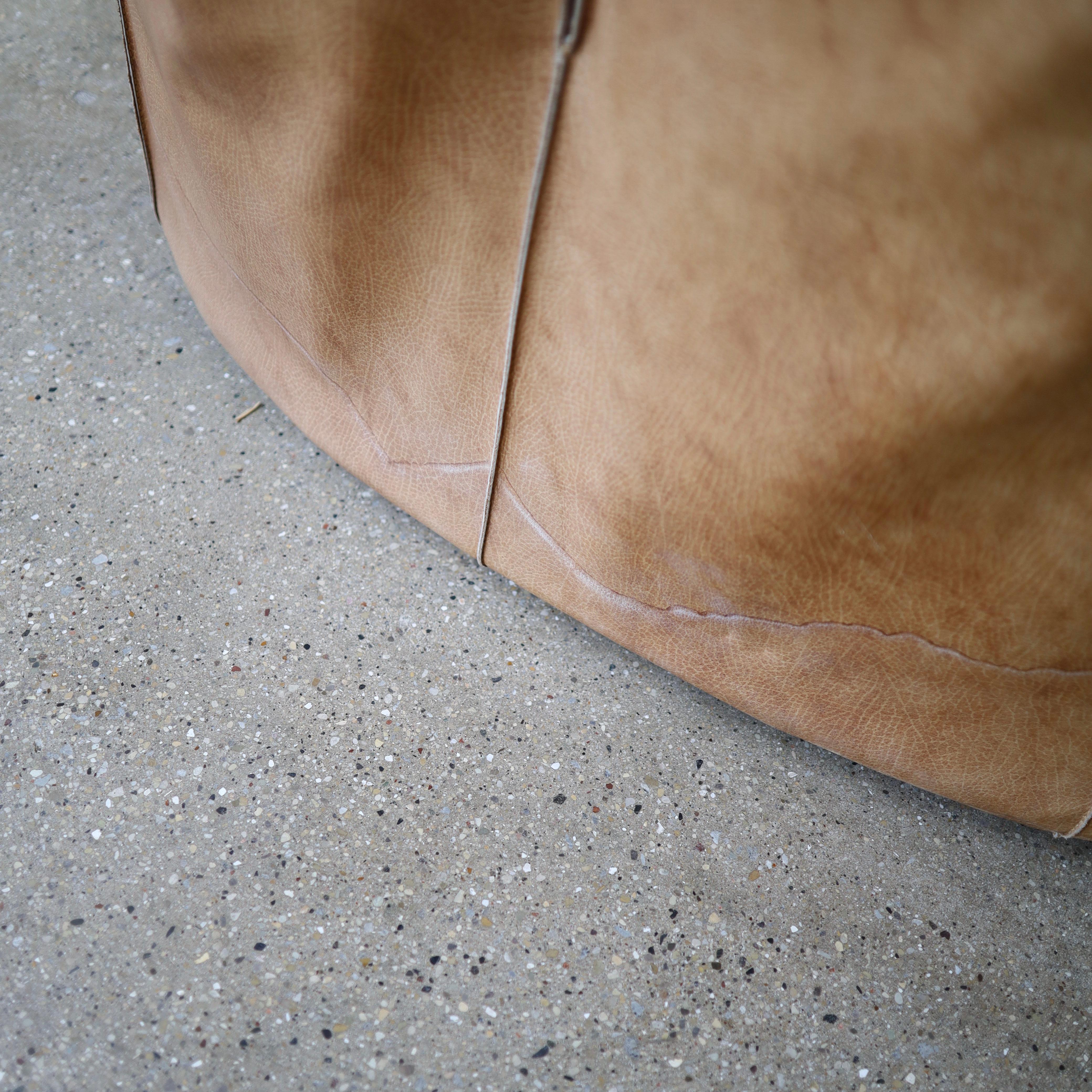Leather 'Joe' Chair for Poltronova For Sale 3