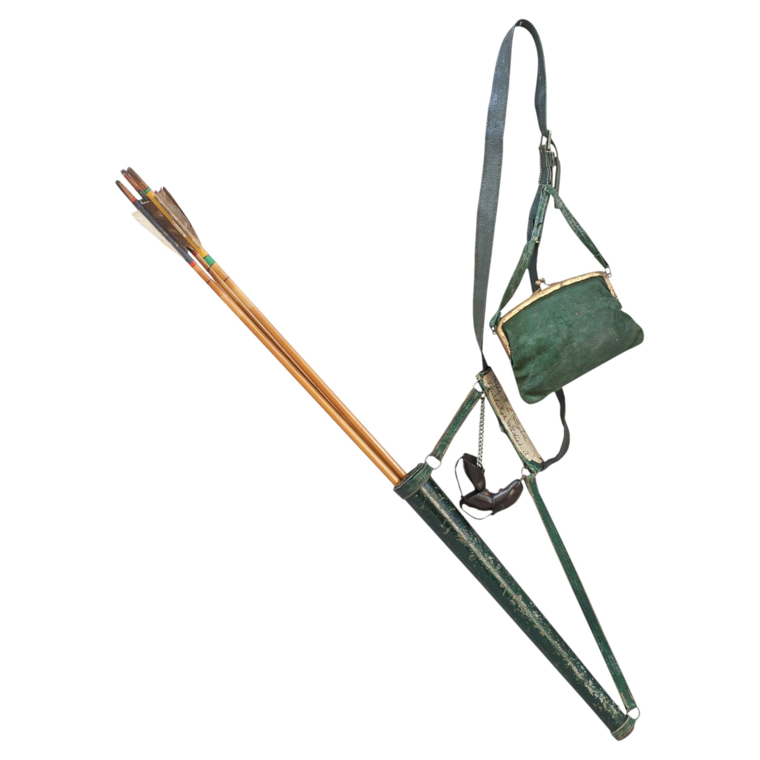 Carquois en cuir pour femmes et flèches Muir