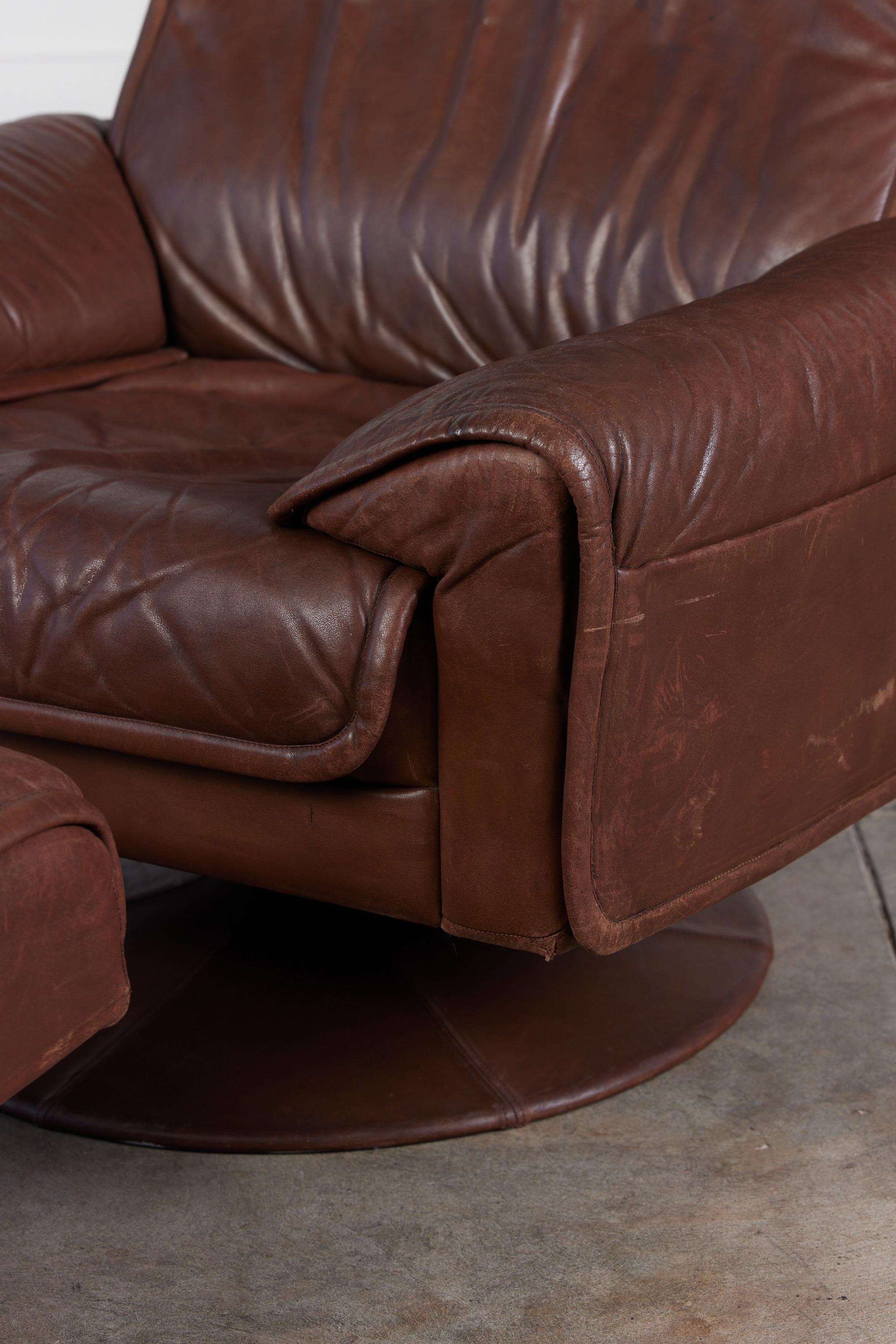 Leather Lounge Chair and Ottoman for Artima 5