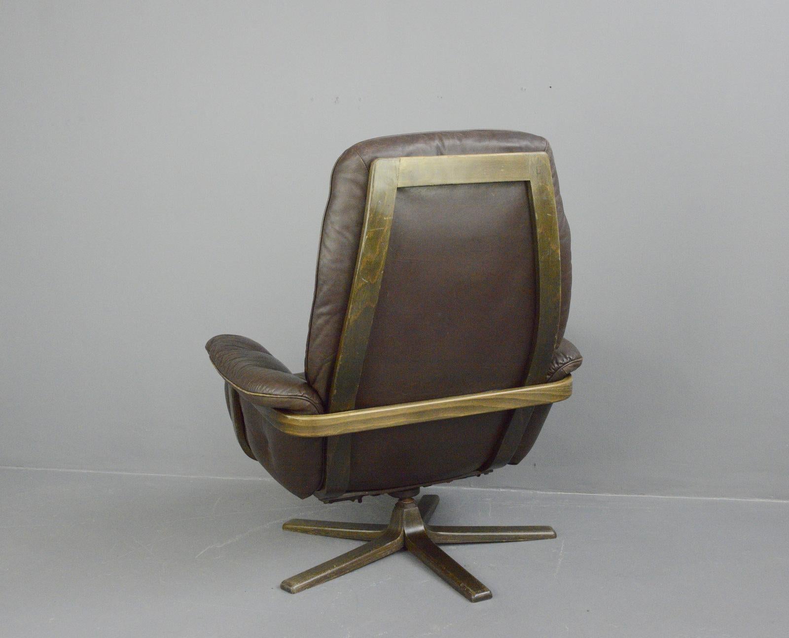 Leather Lounge Chair by G Mobel, circa 1960s 4