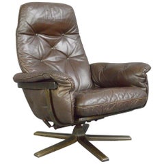 Leather Lounge Chair by G Mobel, circa 1960s