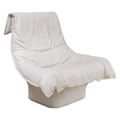 Leather Lounge Chair by Gerard Van Den Berg
