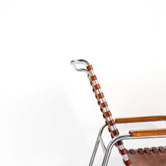 Leather Lounge Chair by Marcel Breuer, Netherlands, 1930s