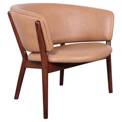 Leather Lounge Chair by Nanna Ditzel