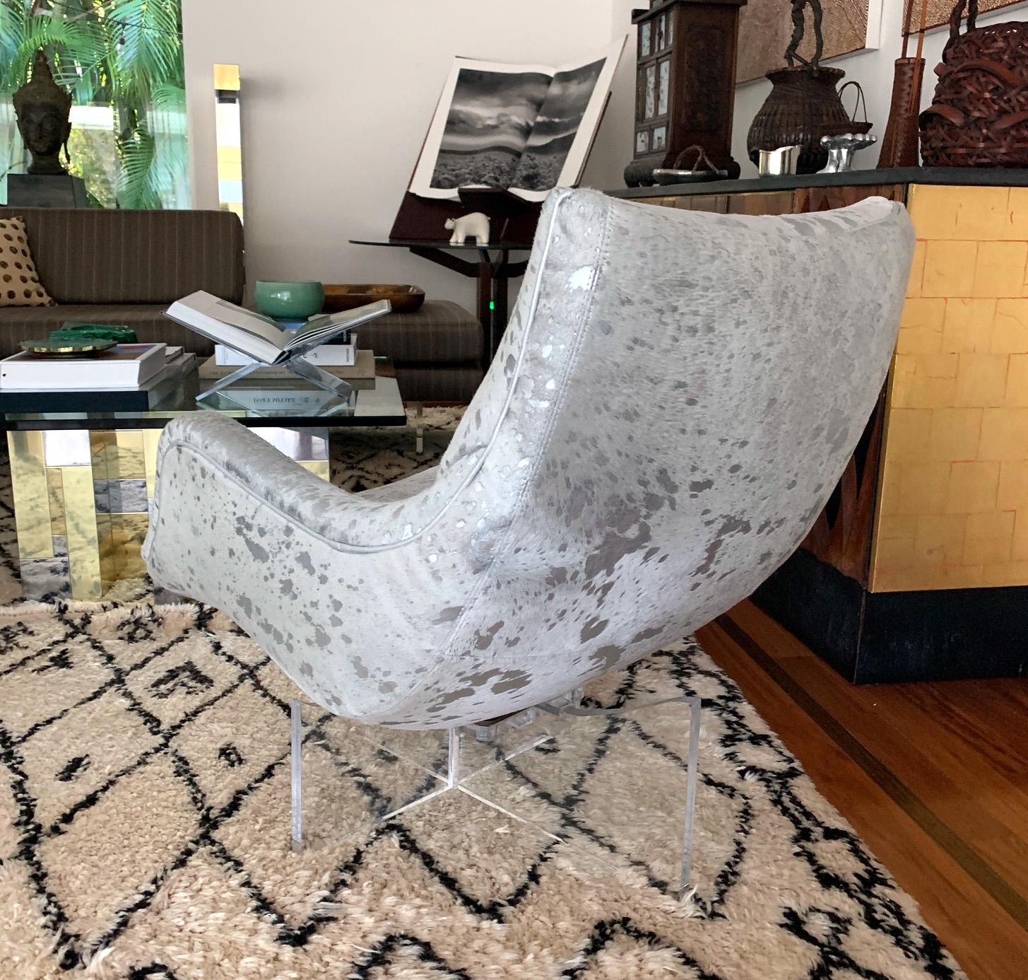 American Leather Lounge Chair by Vladimir Kagan