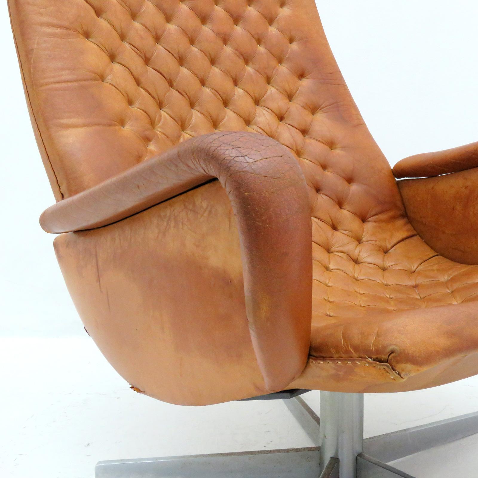Leather Lounge Chair DS-51 by De Sede 2