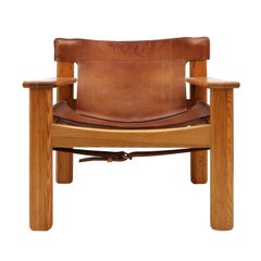 Leather Lounge Chair "Natura" by Karin Mobring