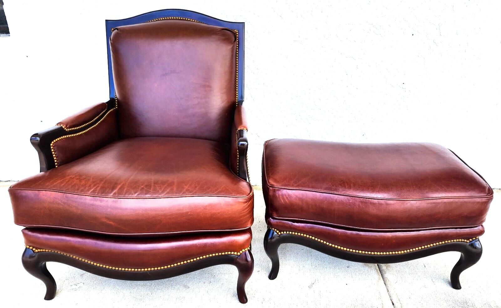 henredon chair and ottoman