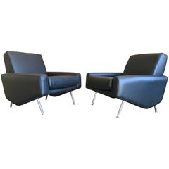 Leather Lounge Chairs by Airborne