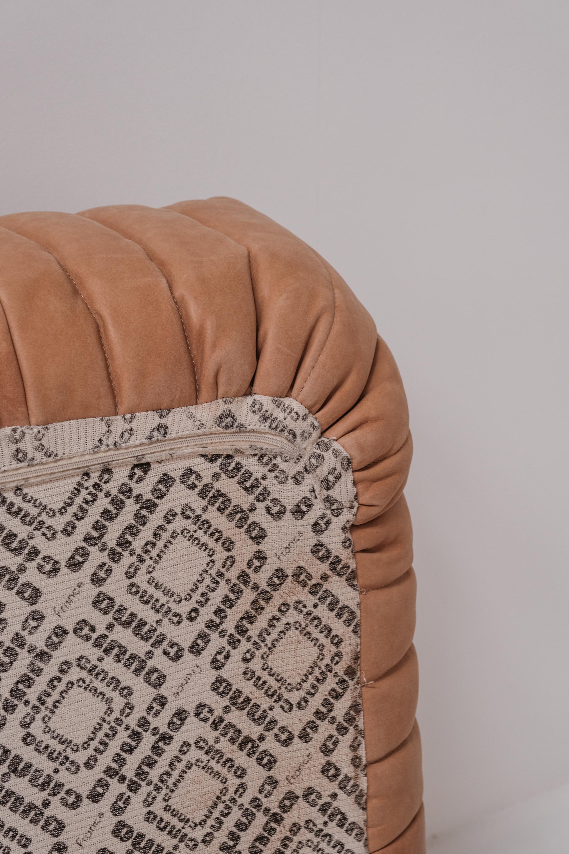 Leather lounge set 'sandra' by Annie Hieronimus for Cinna 1