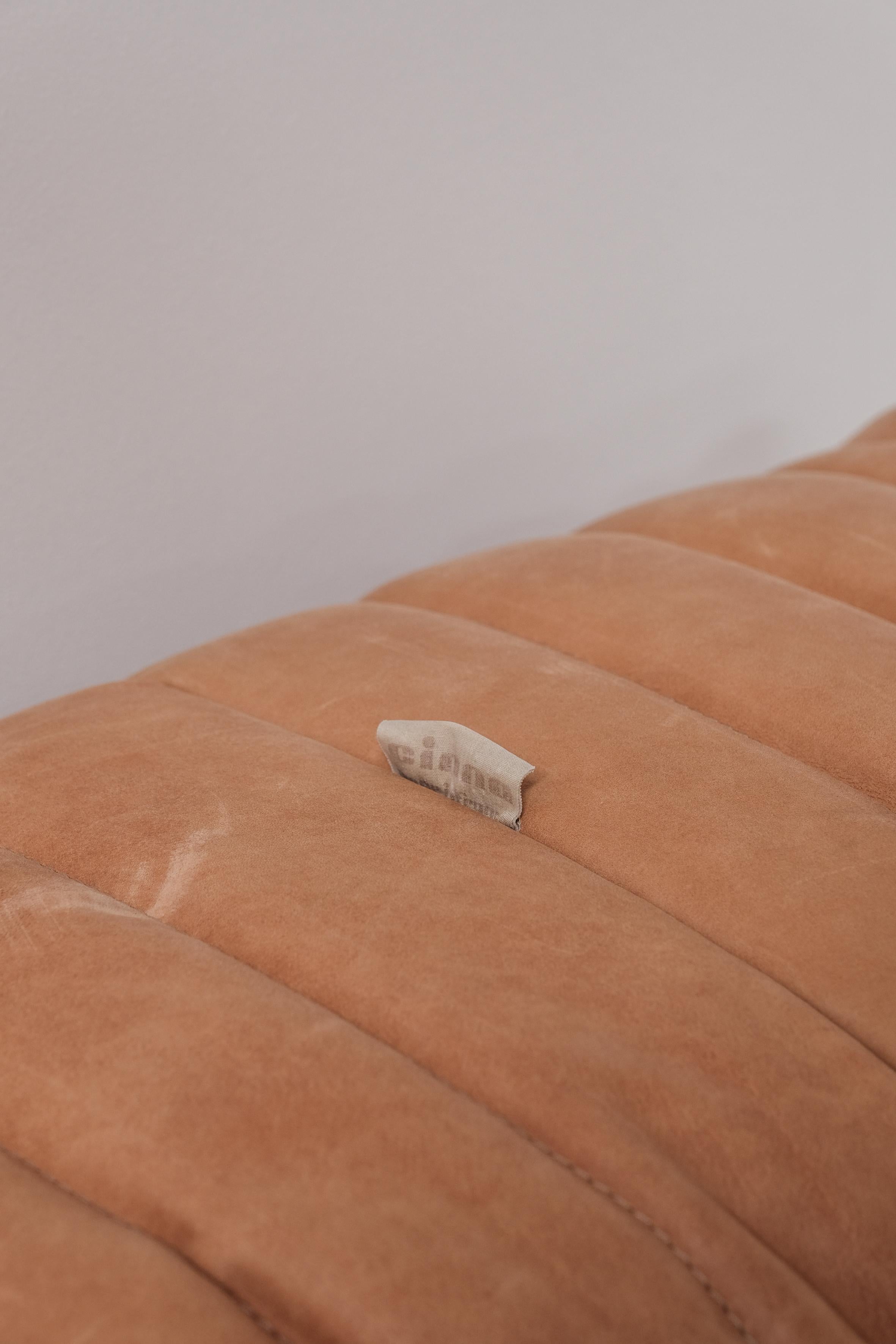 Leather lounge set 'sandra' by Annie Hieronimus for Cinna 2