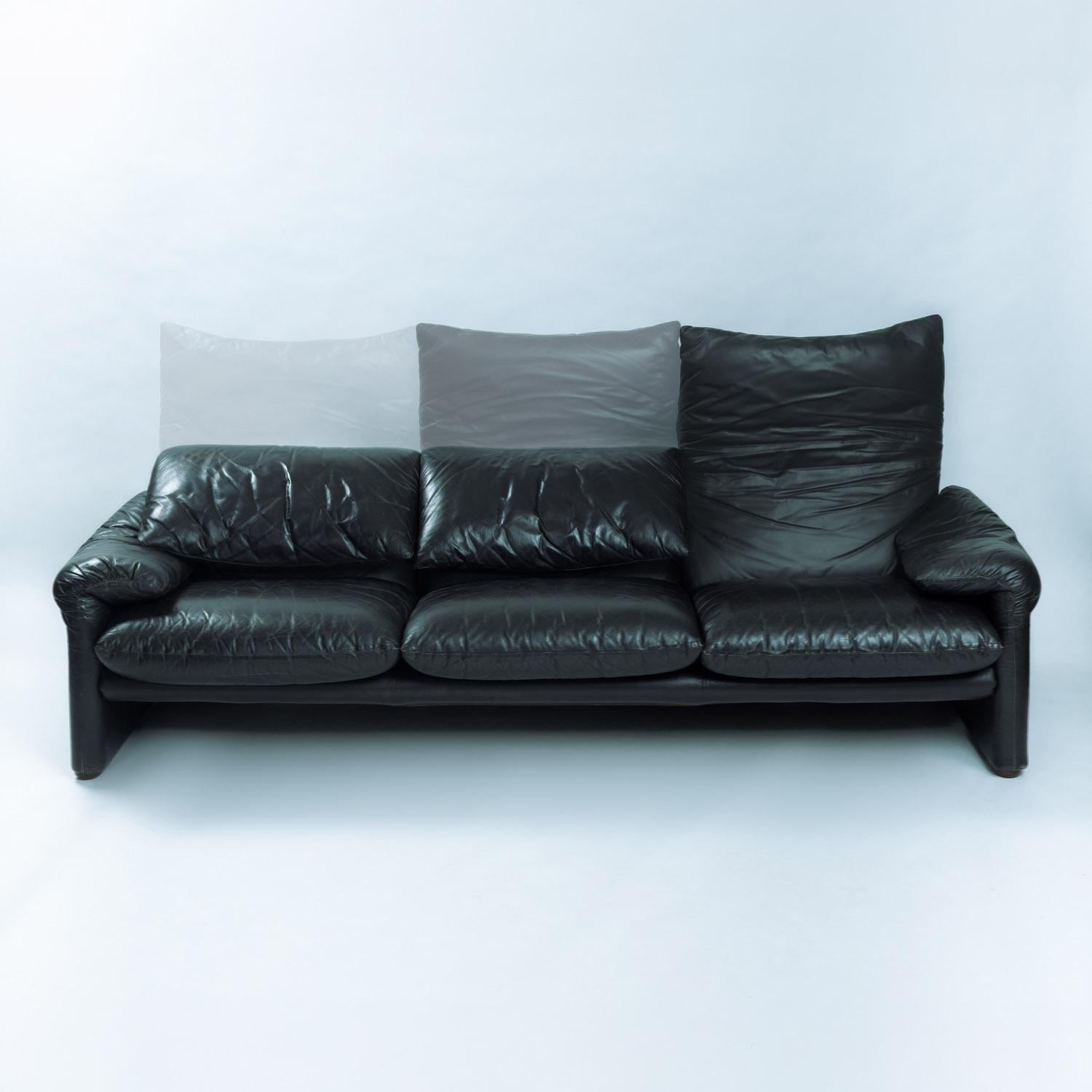 Canapé Maralunga Vico Magistretti pour Cassina, 1970 en vente 9