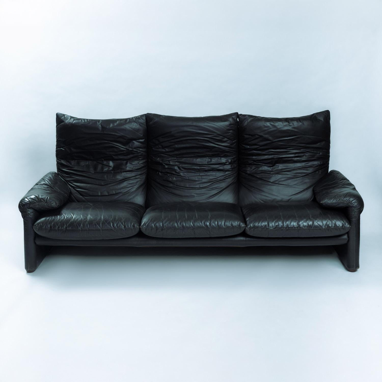 italien Canapé Maralunga Vico Magistretti pour Cassina, 1970 en vente