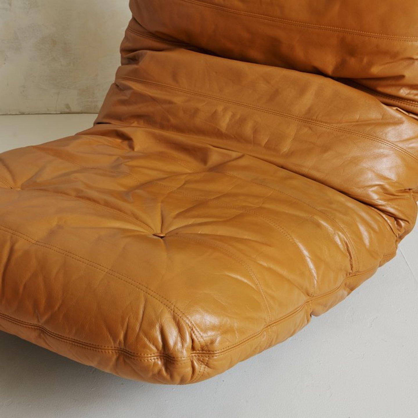 Leather Marsala Chair by Michel Ducaroy for Ligne Roset 6