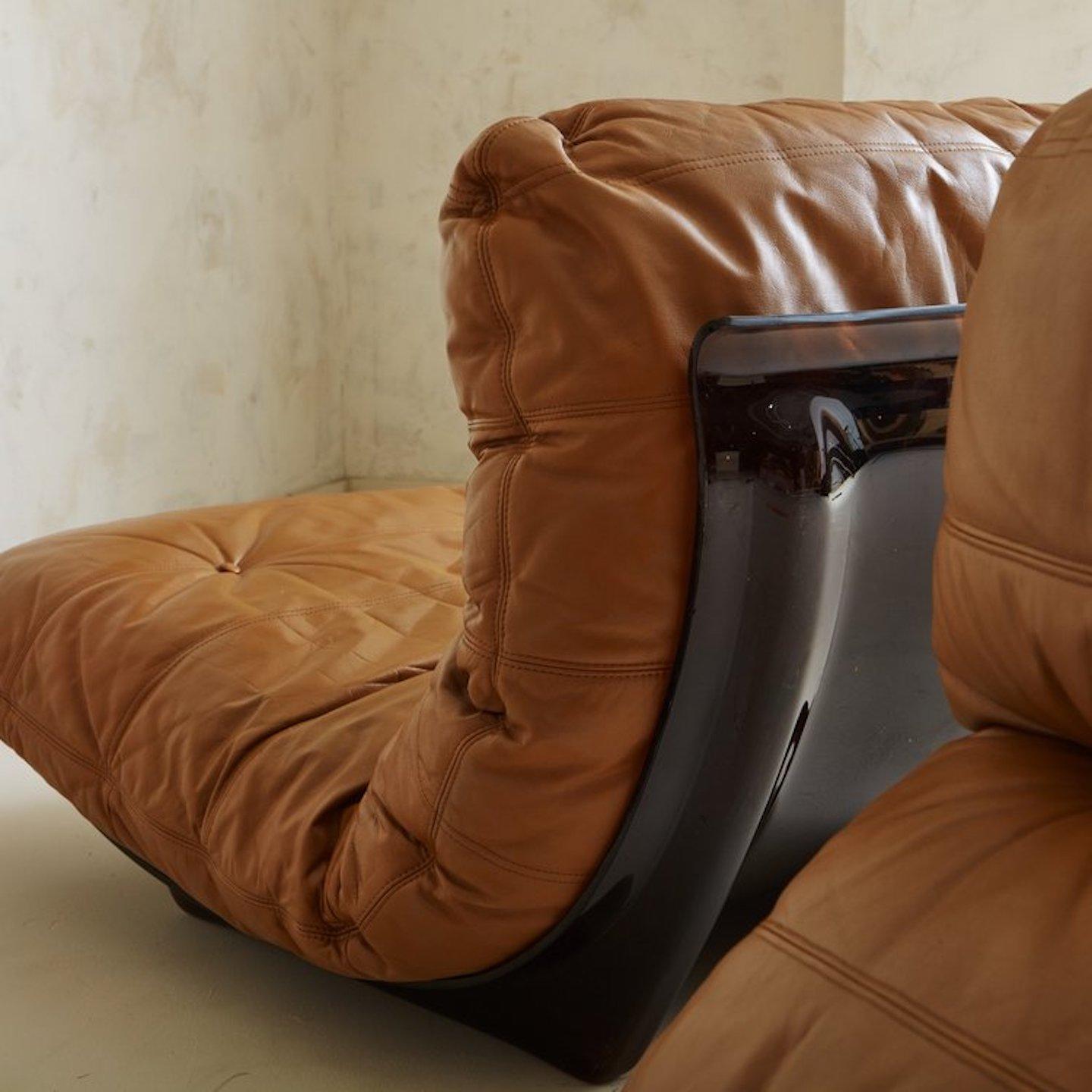 Leather Marsala Chair by Michel Ducaroy for Ligne Roset 8